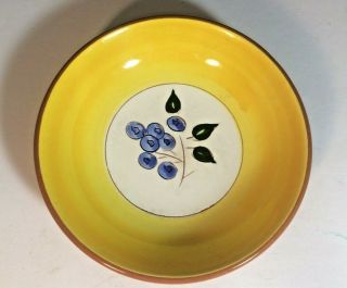 Vintage Stangl Handpainted Blueberry Small Serving Bowl 1950 