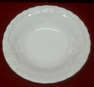 Christian Dior French Country Rose - Oyster White Serving Bowl 9.  5 "