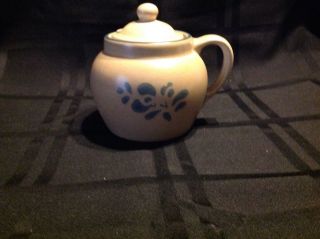 Pfaltzgraff " Folk Art " Sauce Jar / Honey Pot