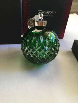 Waterford 2019 Crystal Emerald Green Ball 40035473 Brand.