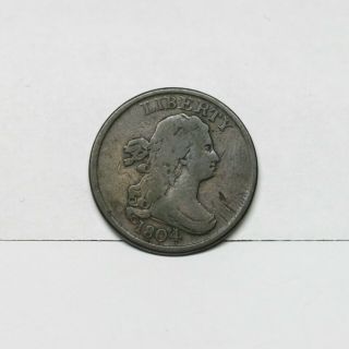 1804 1/2c Draped Bust Copper Half Cent