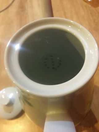 Rare Vtg NORITAKE Fine China Teapot JAPAN Blue Bouquet 6735 Cook N Serve 2