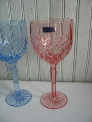 NWT S/4 Multi color WATERFORD crystal Marquis 8 1/2 