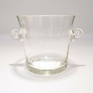 And Authentic Tiffany & Co.  Crystal Glass Ice Bucket