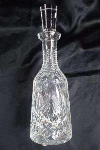 Signed Waterford Shannon Jubilee Crystal Cut Glass Wine Liquor Whiskey Decanter