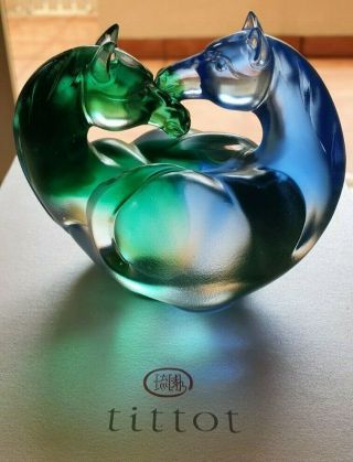 tittot FINE CRYSTAL paperweight,  