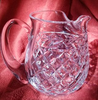 Vintage Waterford Crystal Lismore Ice Lip Water Pitcher 6 Inches