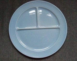 Pre 1942 Luray Pastels Blue 10 Inch Grill/sectioned Plate