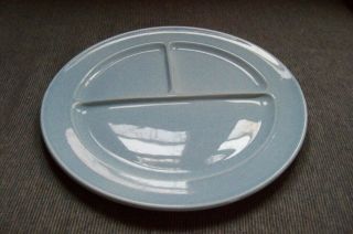 Pre 1942 Luray Pastels Blue 10 Inch Grill/Sectioned Plate 2