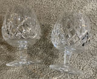 2 Waterford Crystal Brandy Snifters