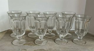 Set/8 Imperial Glass Old Williamsburg Clear Iced Tea