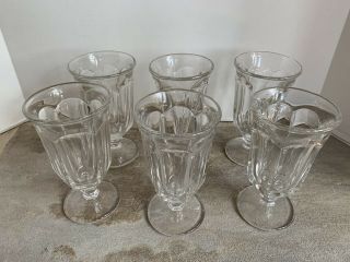 Set/6 Imperial Glass Old Williamsburg Clear Iced Tea