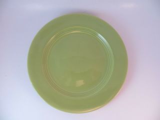 (3) Vintage Homer Laughlin Harlequin Chartreuse Bundle Plates Dinner B&B Saucer 2