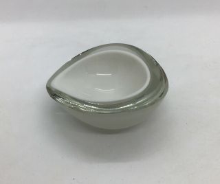 Mid - Century Kaj Franck Nuutajarvi Notsjo Finland Chestnut Kastanja Glass Bowl