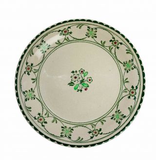 Johnson Bros Provence Dinner Plate Staffordshire Old Granite Green Floral 10”