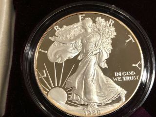 1986 S Proof Silver American Eagle
