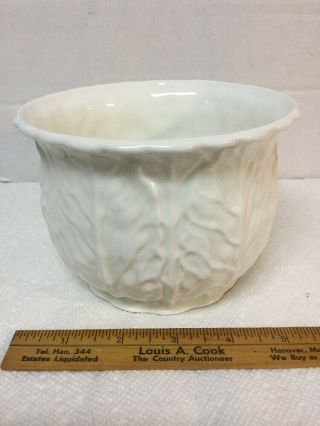 Vintage Coalport Country Ware White Cabbage Pattern Tall Serving Bowl