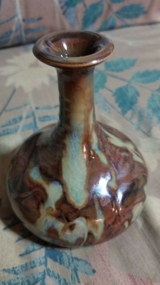 Studio Art Pottery - Weed Pot Vase - Handcrafted,  Signed,
