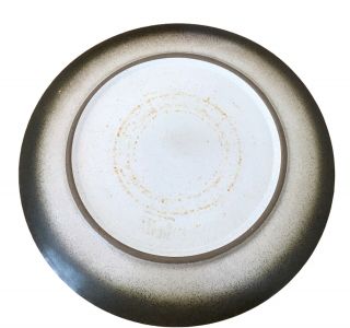 Vintage Heath Ceramics Salad Plate USA Green Rimmed Speckled Pottery Vtg MCM 2