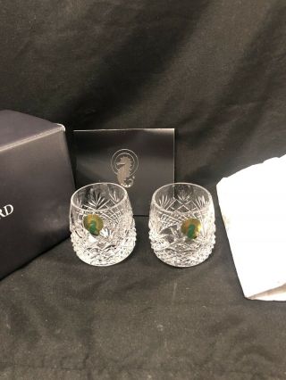 Waterford Crystal Sullivan Vodka Shooter Shot Glass Pair Brand