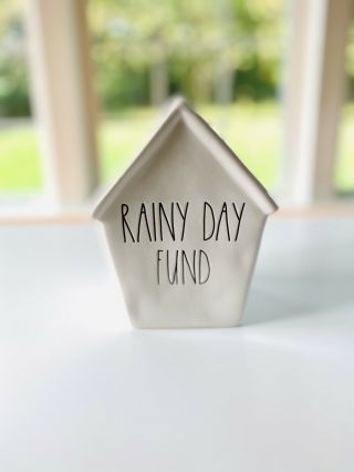 Rae Dunn “rainy Day Fund” Money Bank