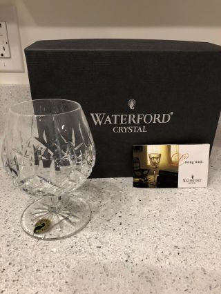 Waterford Lismore Balloon Brandy Glasses - 2 Glasses In Set -