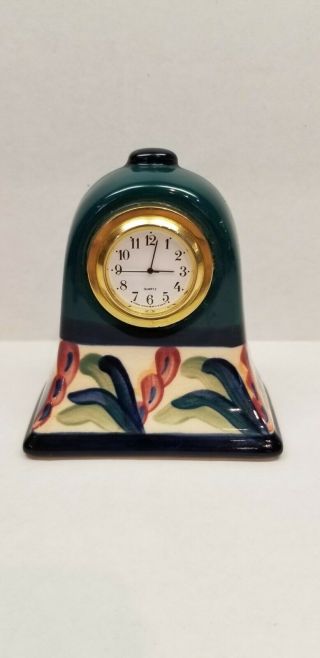 Vintage 1988 Gail Pittman Quartz Clock Juniper Pattern