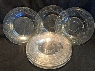 8 Hawkes Glass Plates 6 3/8 " American Brilliant Period Cut Glass Plate Abp