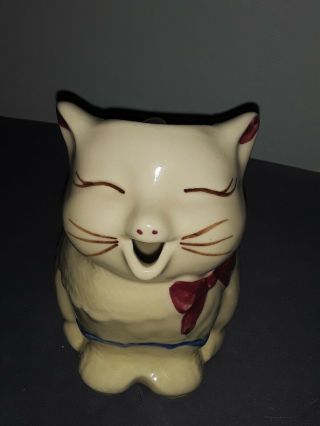 Vintage Shawnee Pottery Puss N Boots Creamer,  1940s