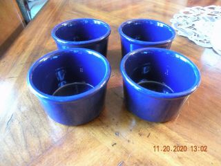 Chantal Cobalt Blue Stoneware Ramekins - Set Of Four