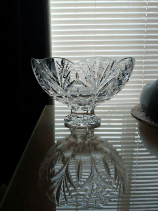 Marquis Waterford Crystal Footed Centerpiece Fruit Bowl