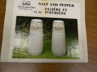 Fine China Of Japan " Elington " Pattern Salt & Pepper Shakers