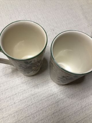 Mikasa English Countryside,  Festive Spirit Coffee Cup Mug Pair Set Of Two 3