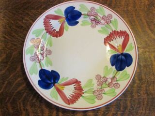 Societe Ceramique Maestricht,  Holland Dinner Plate,  Stick Spatterware,  7 Avail