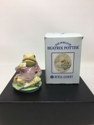 Vintage Beatrix Potter Royal Albert England Jeremy Fisher 1157 W/box