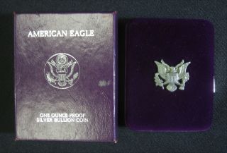 1989 S Proof American 1 Oz Silver Eagle