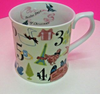 Rosanna 12 Twelve Days Of Christmas Tankard Style Coffee/tea Mug