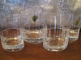 Waterford Crystal Double Old Fashioned Whisky Glass 12 Oz,  Set Of 4