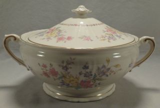 Syracuse China Briarcliff Covered Casserole Vegetable Serving Bowl Dish Handled