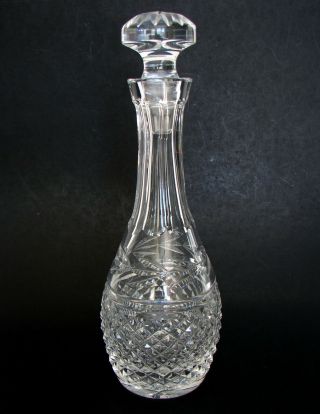 Waterford Cut Crystal Glandore Cordial Decanter Ireland 11 1/4 " Signed