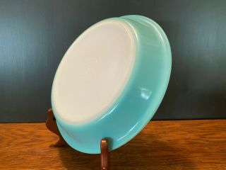 Vintage Pyrex 8 1/2 " Turquoise Aqua Blue Pie Plate 209