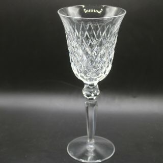 Waterford Crosshaven Wine Glass 8 " Tall 106525 Clear Crystal 3 - 1/4 " Wide At Rim
