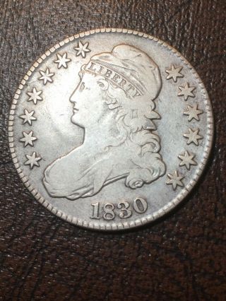 1830 Bust Half Dollar F/vf See My Listings For Great Collector Coins & Gifts