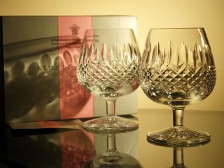 Stuart Crystal Manhattan Brandy Glass Pair