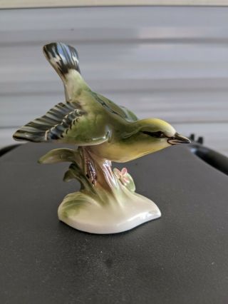 Vintage Wein Keramos Austria Bird Porcelain Figurine