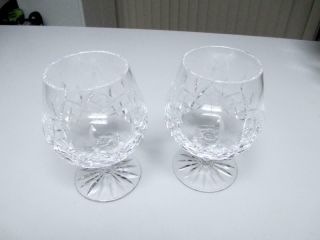 WATERFORD LISMORE CRYSTAL BRANDY SNIFTER GLASSES 3
