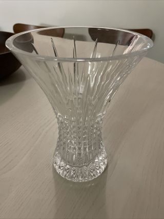 Waterford Lismore Diamond Vase Crystal 8 Inch