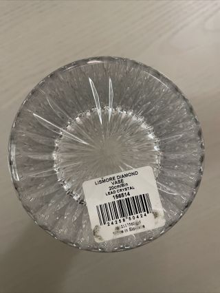 Waterford Lismore Diamond Vase Crystal 8 Inch 3