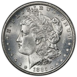 1885 P Morgan Dollar - Pcgs Ms63 Trueview Of Actual Coin Pictured