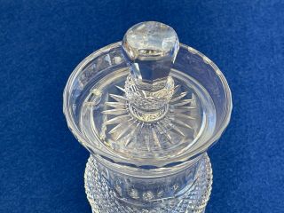 Edinburgh Crystal Thistle Cut Glass - Marmalade / Jam Pot 3